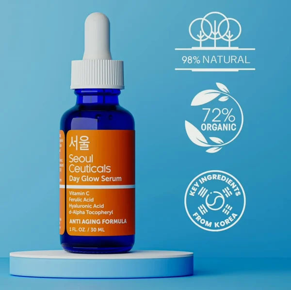 Korean Vitamin C Serum with Hya Acid, Potent Anti-Aging