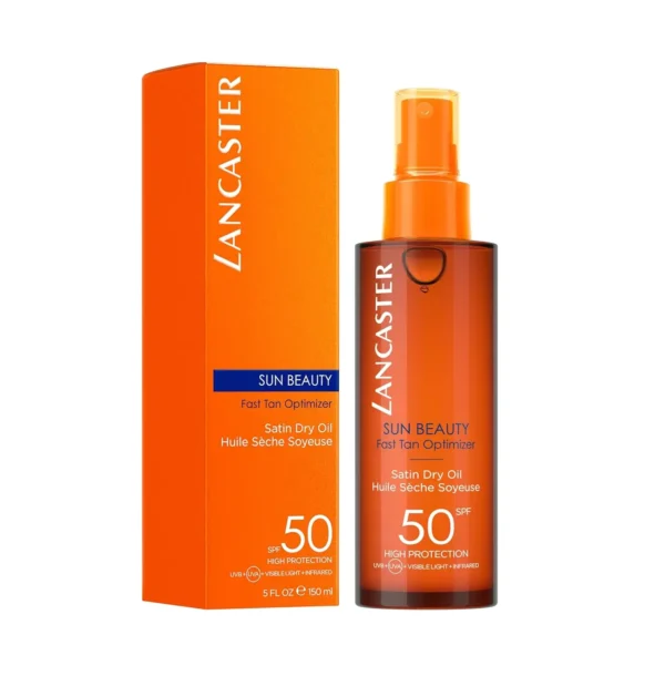 Lancaster Light Oil Fast Tan Optimizer SPF 50, Five Ounce