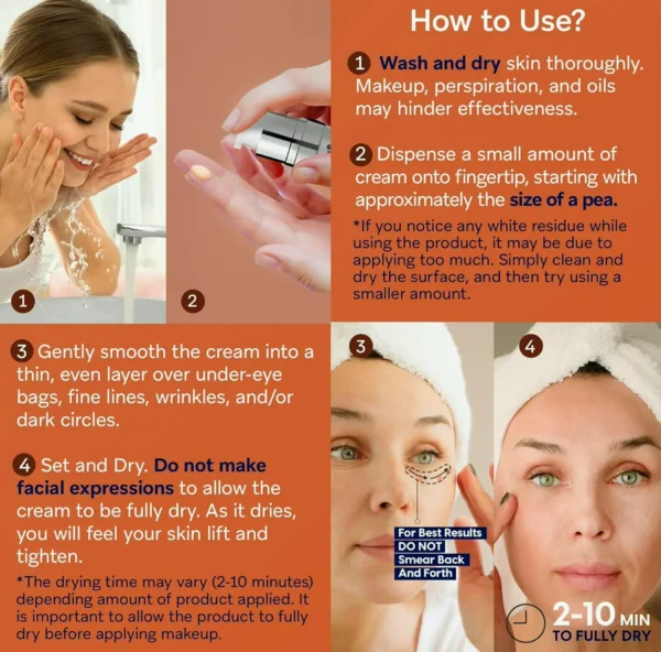 Anti-Aging Rapid Under-Eye Cream by TEREZ & HONOR