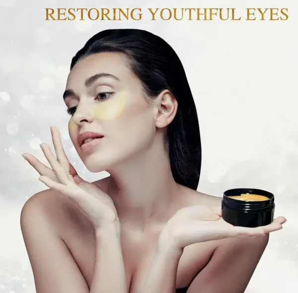 24K Gold Under Eye Mask for Puffiness