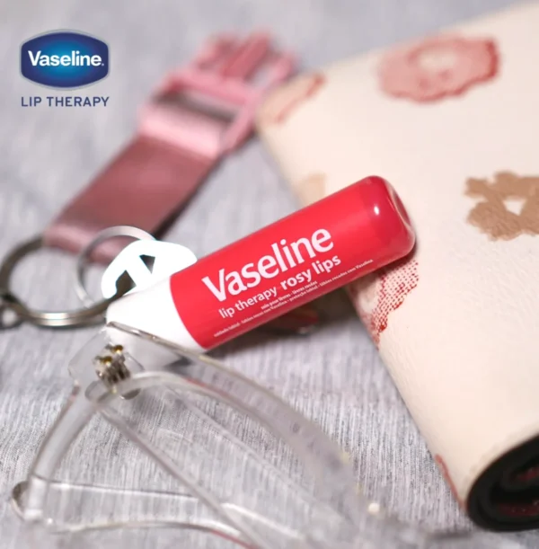 Vaseline Lip Therapy Set – Classic + Rosy Moisturizing Lip Care, 0.16 Oz Each