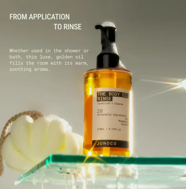 Bath Body Wash with Rice Bran, Meadowfoam, & Calendula - 9.13 oz