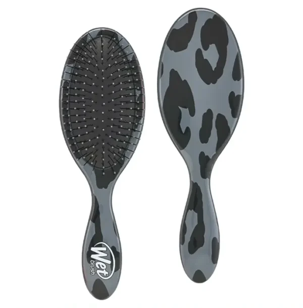 Moisture Comb Original Detangler, Dark Leopard Print