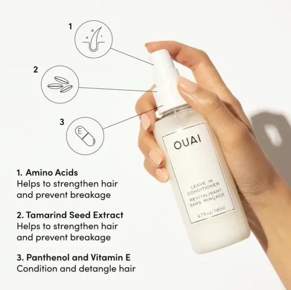 OUAI's Leave In Spray: Protect & Smooth (4.7 oz)