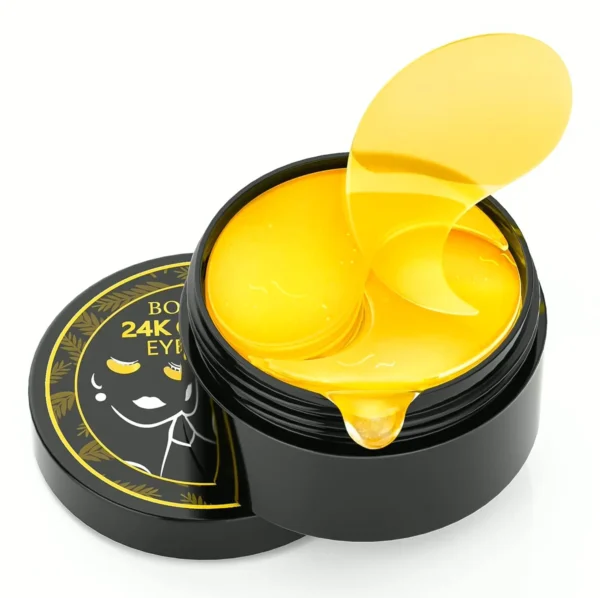 24K Gold Under Eye Mask for Puffiness