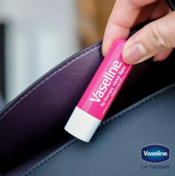 Vaseline Lip Therapy Set – Classic + Rosy Moisturizing Lip Care, 0.16 Oz Each