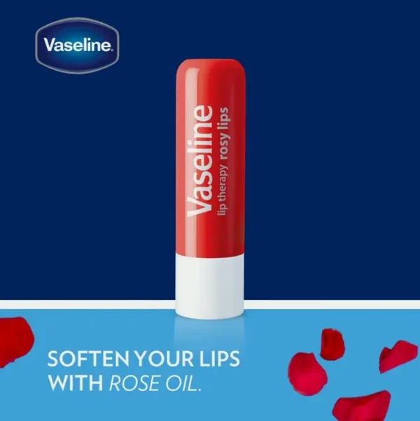 Vaseline Lip Therapy Set – Classic + Rosy Moisturizing Lip Care, 0.16 Oz Each