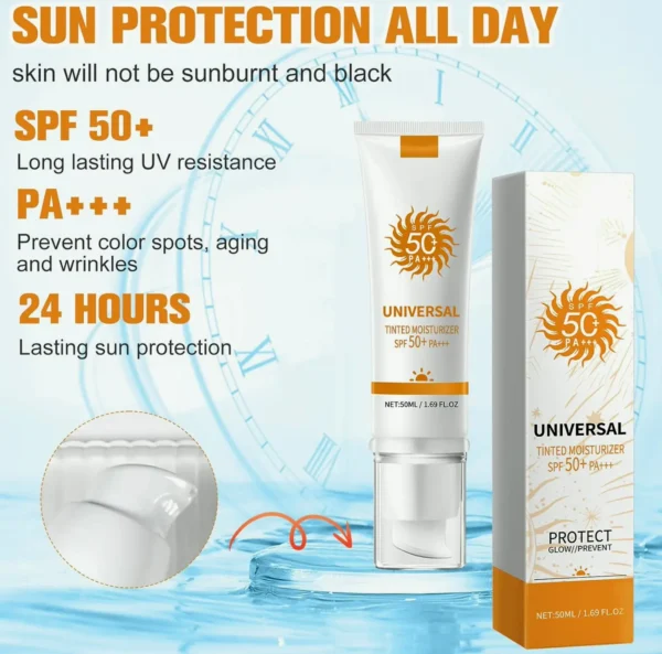 Tinted Facial Sunscreen SPF50 Travel Size (2PCS)