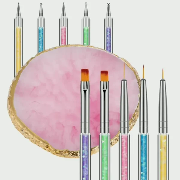 6-in-1 Manicure Set with Palette & Tools