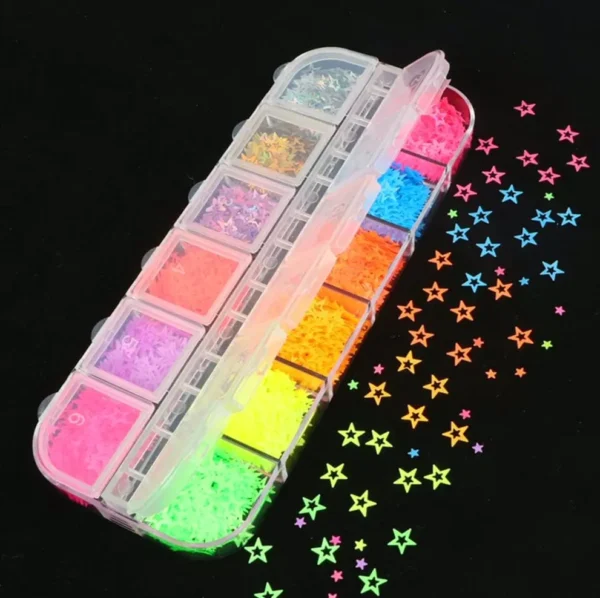 Decorative Styles Decals 12 Glowing Colors