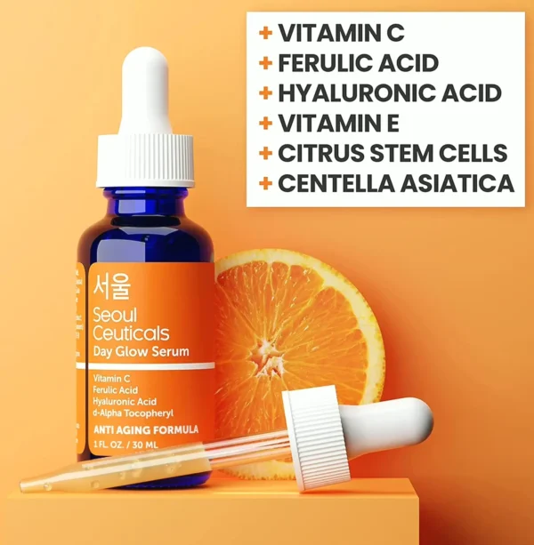 Korean Vitamin C Serum with Hya Acid, Potent Anti-Aging