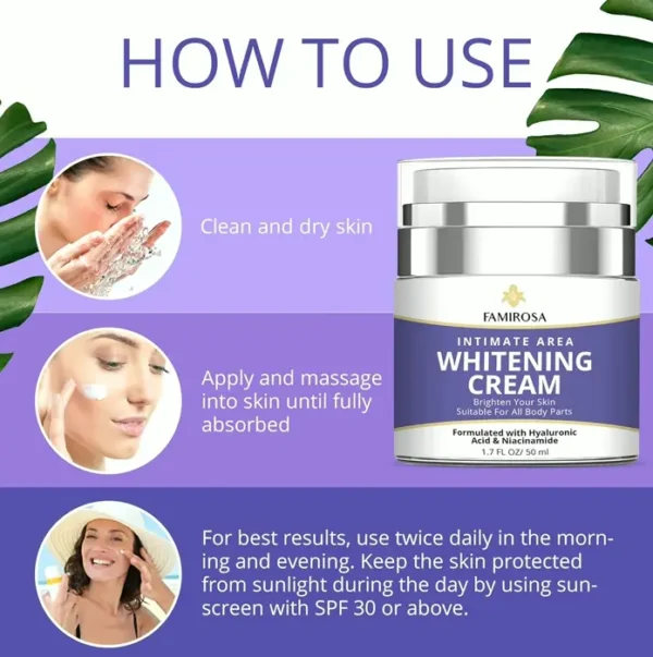 Intimate Area Blemish Corrector - Underarm Cream for Various Areas