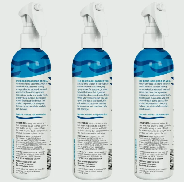 Ocean Girl Sea Salt Spray Texturizing Triple Pack