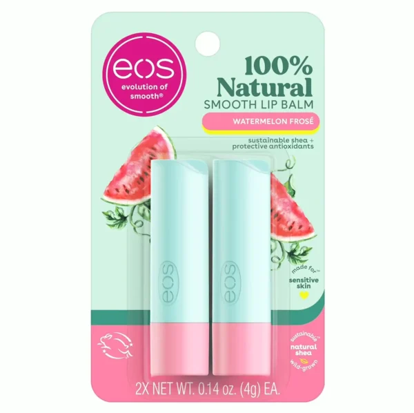 EOS Organic Lip Care, Watermelon Frozé,  2-Pack