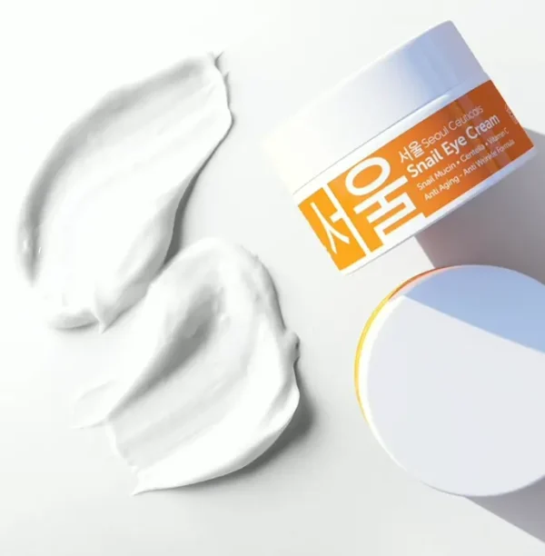 SeoulCeuticals' Korean Snail Eye Cream - 97.5% Snail Mucin Formula 0.5 oz