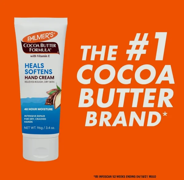 Palmer’s Cocoa Butter Hand for Cracked Hands, Travel Lotion, 3.4 oz