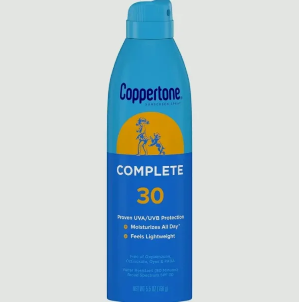 Coppertone SPF30 Weightless Sunscreen Mist Bundle