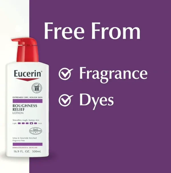 Eucerina Rough Relief Body Lotion, Unscented, 16.9 Fluid Ounces