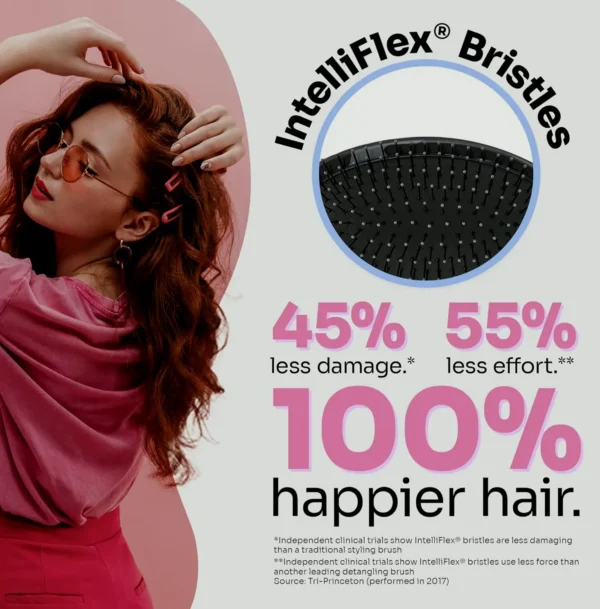 Moisture Comb Original Detangler, Dark Leopard Print