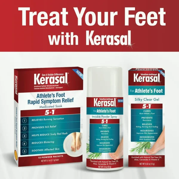 Kerasal's Athlete's Healing Foot Soak, Pack of 12
