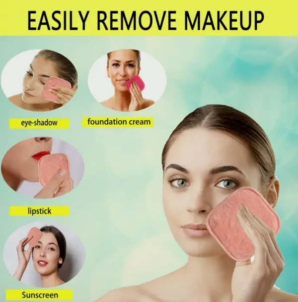 Reusable Makeup Remover Cloths - Face, Eye, Lips Set