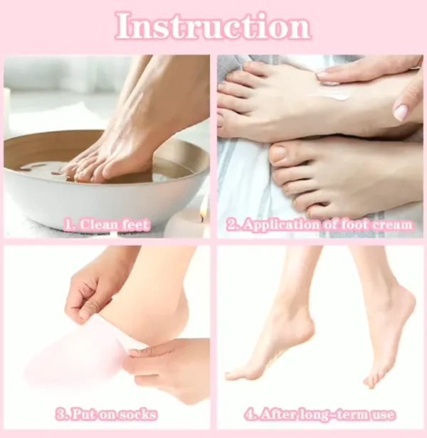 Two Pairs Moisturizing Footwear for Women