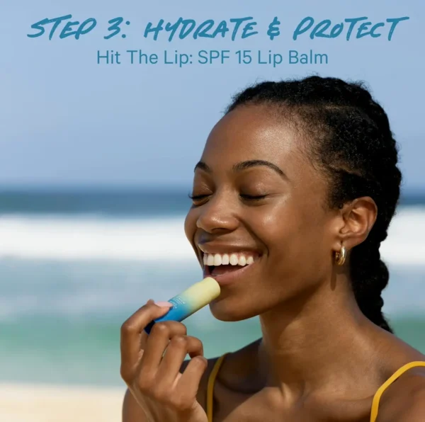 Chase Hit the Mouth SPF 15 Balm, Hydrating Sun Care with Karité Cream