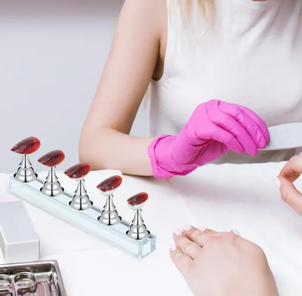 Blulu Duo Set Magnetic Nail Practice Stand