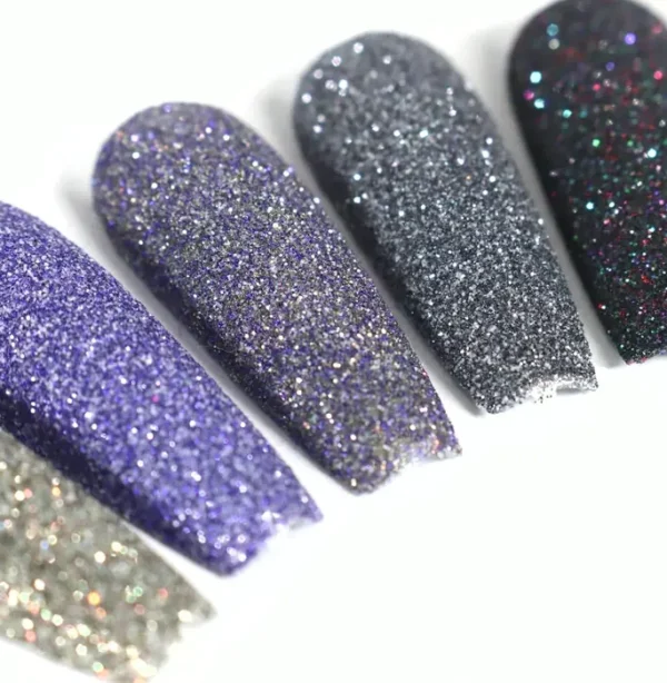Laza's 12 Colors Nail Glitter Dust Set