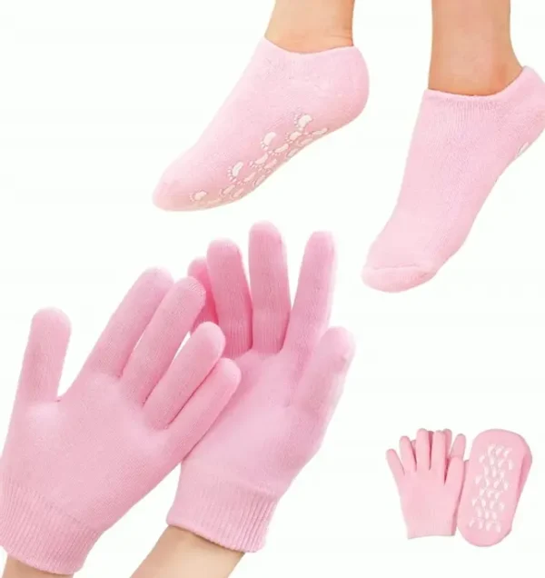 4PCS Spa Hydrating Gloves and Socks for Hand Treatment