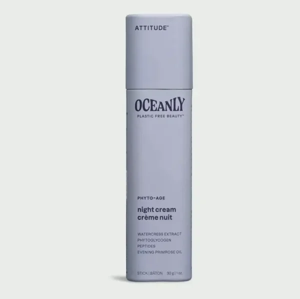 Sea-Inspired Night Moisturizer Bar, Plant Infused, Animal Free
