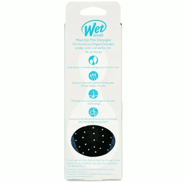 Moist Detangler Compact Hair Brush