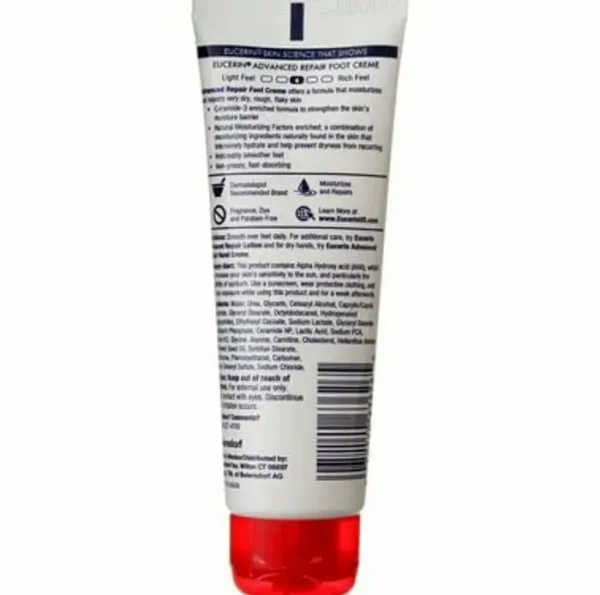 Eucerin's Advanced Healing Feet Creme, 3 ounces