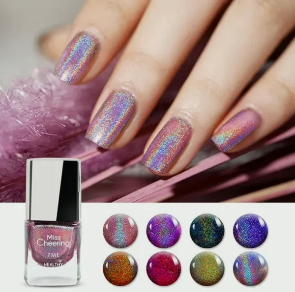 Shimmer Nail Polish Set for Newbies DIY (Various Colors)