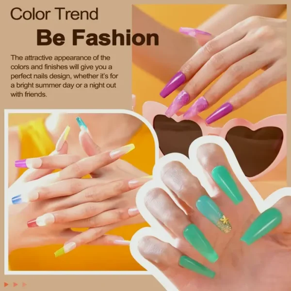 Lavender 42-Piece Nail Set Kit