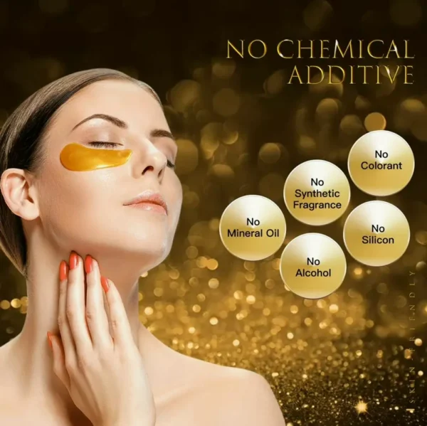Gold Eye Patch, Anti-Aging Pads, Dark Circles, 14 Pairs