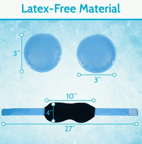 Arctic Flex Gel Eye Mask For Warm And Cool Relief