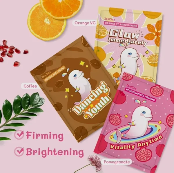 ZealSea's Sheet Mask: Hydrate and Sooth Faces Bundle of 7
