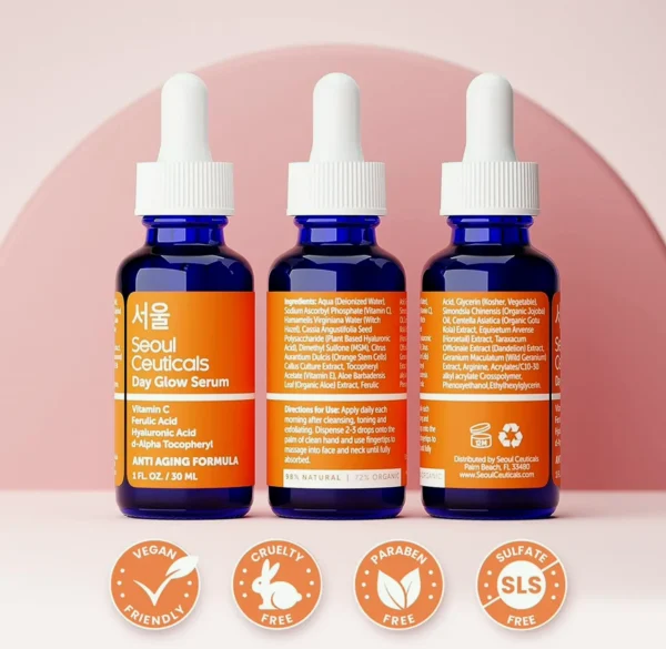 Korean Vitamin C Serum with Hya Acid, Potent Anti-Aging