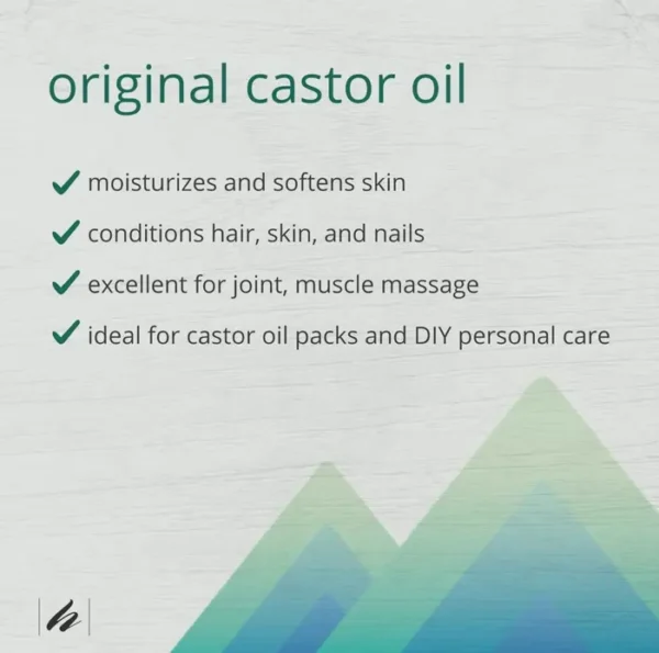 Home Direct Castor Oil - 32 Fl Oz - Fit Hair & Dermis, Organic Moisturizer