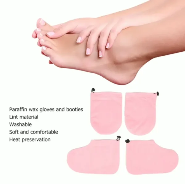 Thermal Paraffin Foot Mitts for SPA Treatment