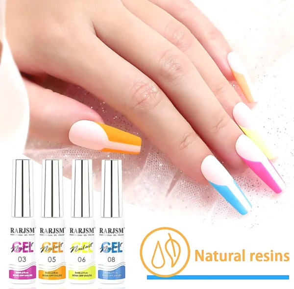 Twelve Color Art Kit - Yellow, Silver Manicure Tools