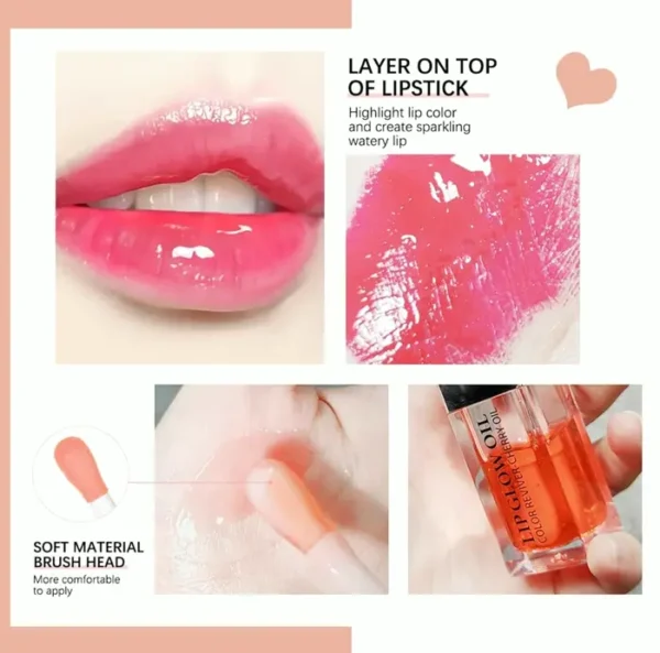 Hydrating Tinted Lip Oil Balm, Repairing Treatment