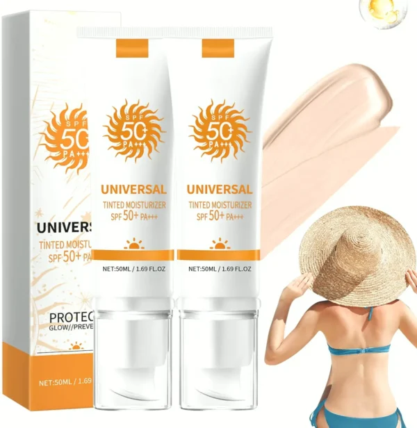 Tinted Facial Sunscreen SPF50 Travel Size (2PCS)