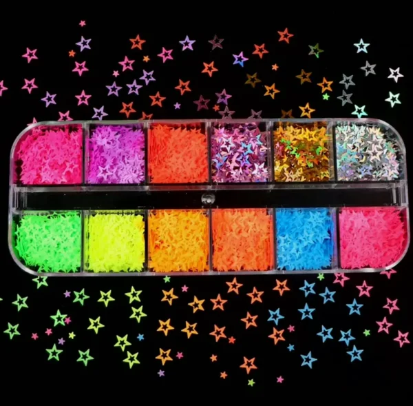 Decorative Styles Decals 12 Glowing Colors
