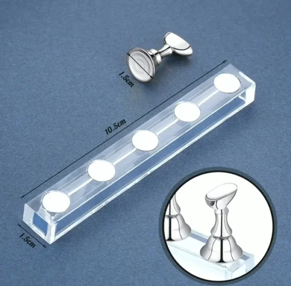 Blulu Duo Set Magnetic Nail Practice Stand