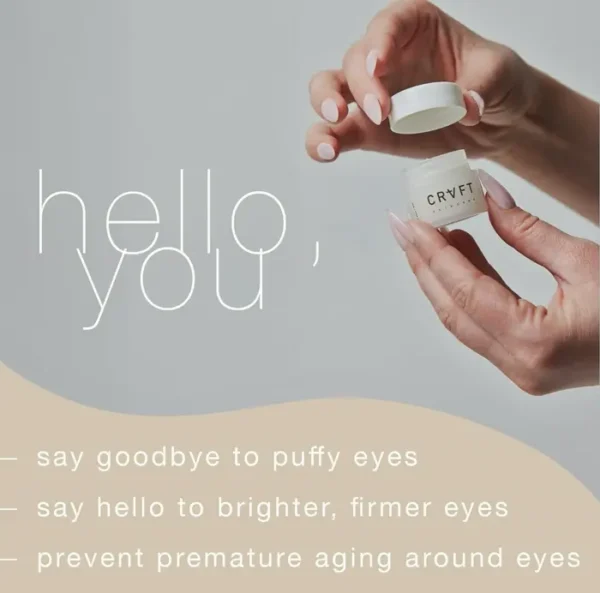 CRAFTED Under Eye Serum to Reduce Puffiness