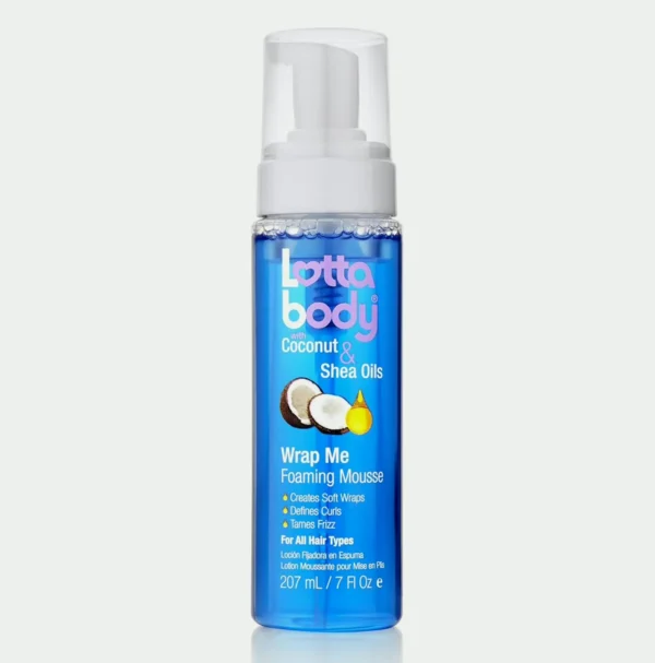 Lottabody Curl-Defining Mousse Featuring Coconut and Shea Butter, 7 fl oz