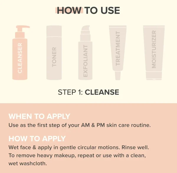 Foaming Face Wash with Hyaluronic Acid & Aloe, 6.4 Ounce