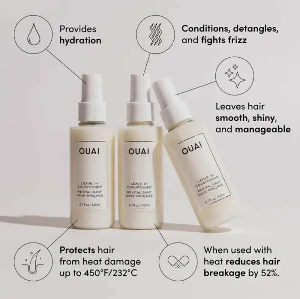 OUAI's Leave In Spray: Protect & Smooth (4.7 oz)